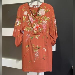 ASOS floral cocktail dress